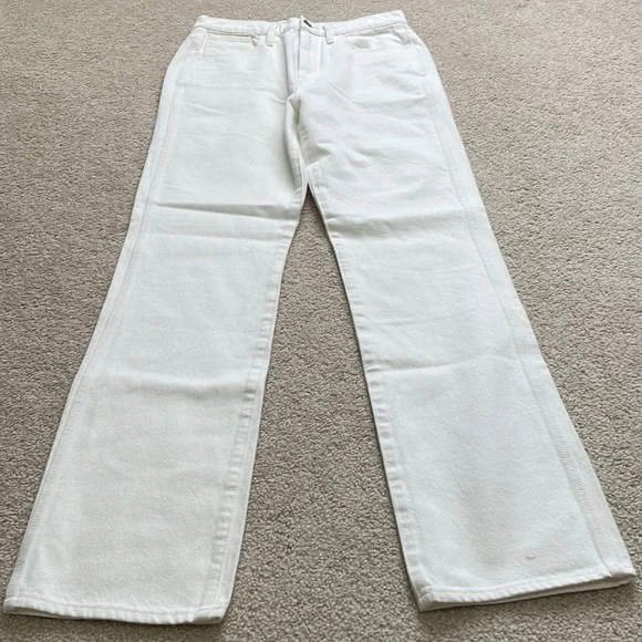 J.Crew straight leg off white jeans - Picture 1 of 6